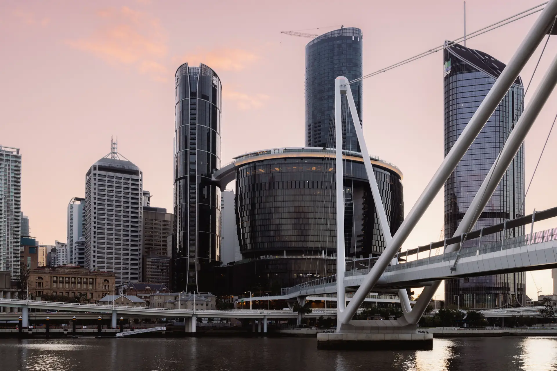 Brisbane Skyline Dusk