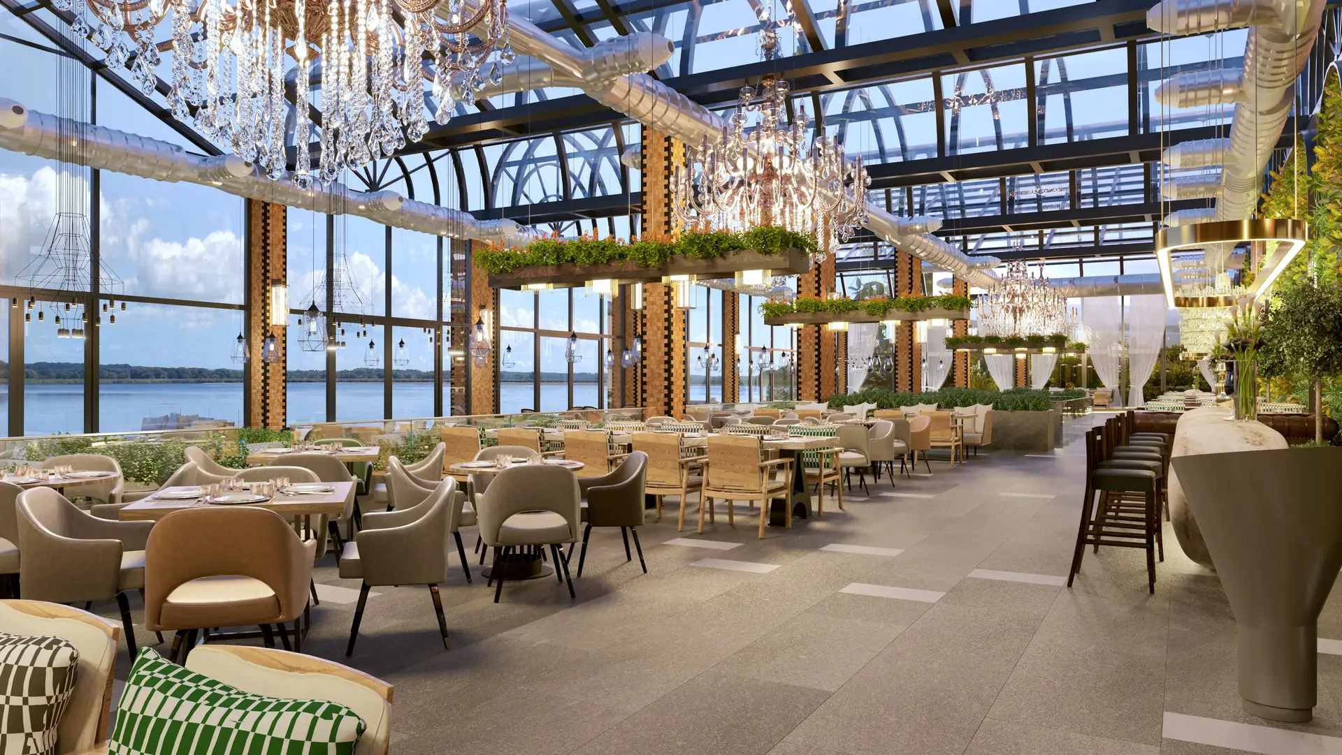 Casino entertainment area